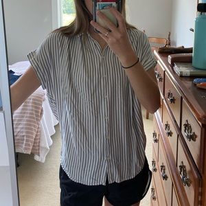 Madewell Striped Button Up - Size Small
